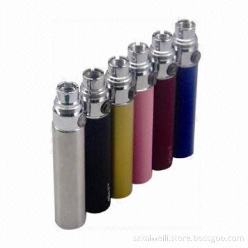 E-cigarette Batteries, 650, 900, 1,100mAh Capacity, Thread eGo, 510
